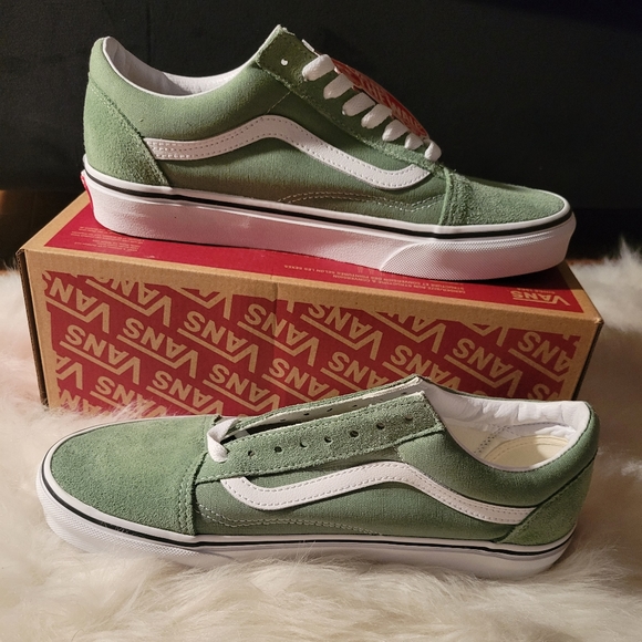 RARE COLOR VANS OLD SKOOL SHALE GREEN - Picture 2 of 8